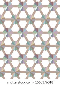 Abstract background texture in geometric ornamental style. Seamless design.