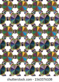Abstract background texture in geometric ornamental style. Seamless design.