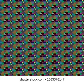 Abstract background texture in geometric ornamental style. Seamless design.