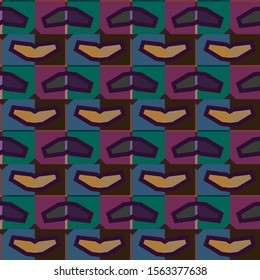 Abstract background texture in geometric ornamental style. Seamless design.