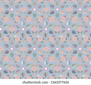 Abstract background texture in geometric ornamental style. Seamless design.