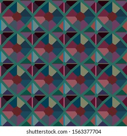 Abstract background texture in geometric ornamental style. Seamless design.