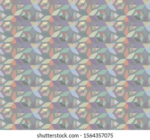 Abstract background texture in geometric ornamental style. Seamless design.