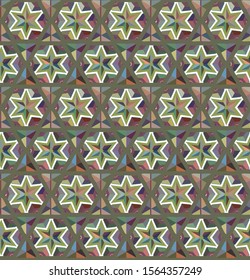 Abstract background texture in geometric ornamental style. Seamless design.