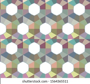Abstract background texture in geometric ornamental style. Seamless design.
