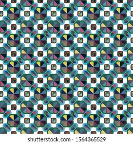 Abstract background texture in geometric ornamental style. Seamless design.