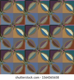 Abstract background texture in geometric ornamental style. Seamless design.