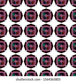 Abstract background texture in geometric ornamental style. Seamless design.