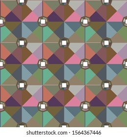 Abstract background texture in geometric ornamental style. Seamless design.