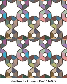 Abstract background texture in geometric ornamental style. Seamless design.