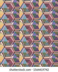 Abstract background texture in geometric ornamental style. Seamless design.