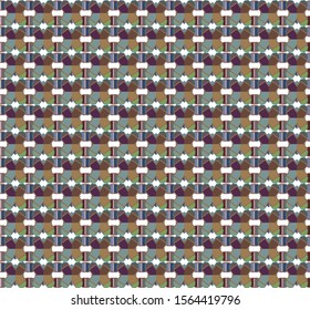 Abstract background texture in geometric ornamental style. Seamless design.