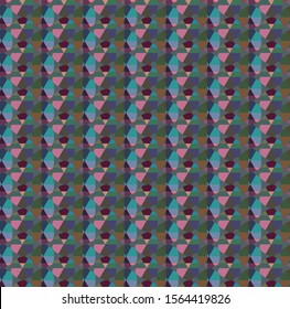 Abstract background texture in geometric ornamental style. Seamless design.