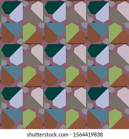 Abstract background texture in geometric ornamental style. Seamless design.