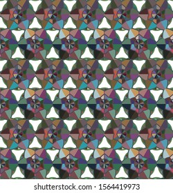 Abstract background texture in geometric ornamental style. Seamless design.
