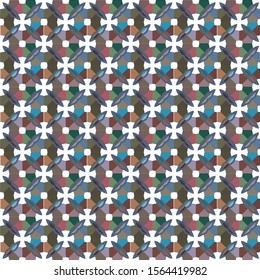 Abstract background texture in geometric ornamental style. Seamless design.