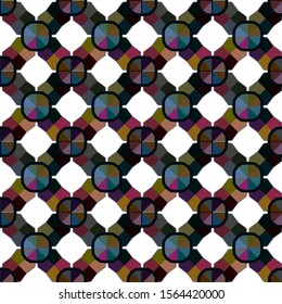 Abstract background texture in geometric ornamental style. Seamless design.