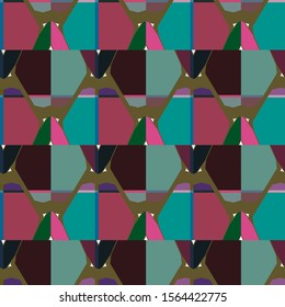 Abstract background texture in geometric ornamental style. Seamless design.