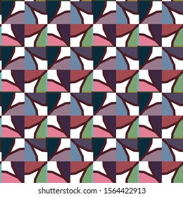 Abstract background texture in geometric ornamental style. Seamless design.