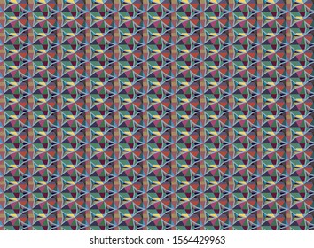 Abstract background texture in geometric ornamental style. Seamless design.