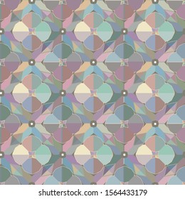 Abstract background texture in geometric ornamental style. Seamless design.