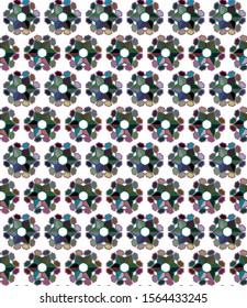 Abstract background texture in geometric ornamental style. Seamless design.