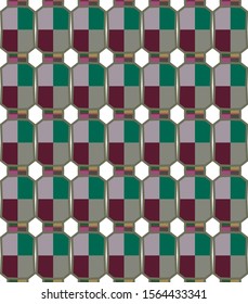Abstract background texture in geometric ornamental style. Seamless design.