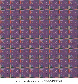 Abstract background texture in geometric ornamental style. Seamless design.