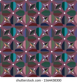 Abstract background texture in geometric ornamental style. Seamless design.