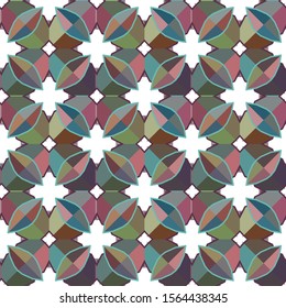 Abstract background texture in geometric ornamental style. Seamless design.
