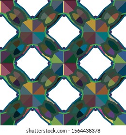 Abstract background texture in geometric ornamental style. Seamless design.