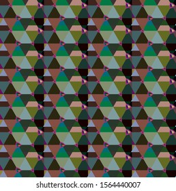 Abstract background texture in geometric ornamental style. Seamless design.