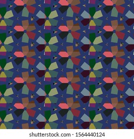 Abstract background texture in geometric ornamental style. Seamless design.