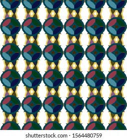 Abstract background texture in geometric ornamental style. Seamless design.
