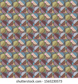 Abstract background texture in geometric ornamental style. Seamless design.