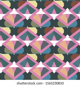 Abstract background texture in geometric ornamental style. Seamless design.