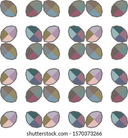 Abstract background texture in geometric ornamental style. Seamless design.