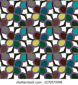 Abstract background texture in geometric ornamental style. Seamless design.
