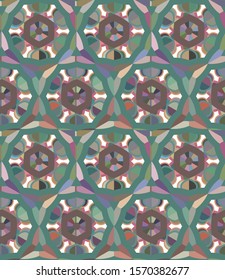 Abstract background texture in geometric ornamental style. Seamless design.