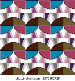 Abstract background texture in geometric ornamental style. Seamless design.