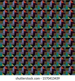 Abstract background texture in geometric ornamental style. Seamless design.