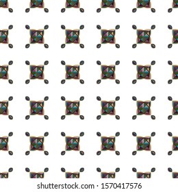 Abstract background texture in geometric ornamental style. Seamless design.