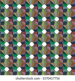 Abstract background texture in geometric ornamental style. Seamless design.