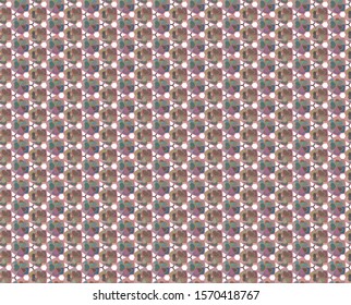 Abstract background texture in geometric ornamental style. Seamless design.
