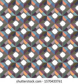 Abstract background texture in geometric ornamental style. Seamless design.
