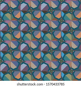 Abstract background texture in geometric ornamental style. Seamless design.