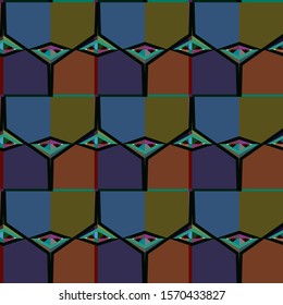 Abstract background texture in geometric ornamental style. Seamless design.