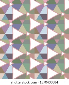 Abstract background texture in geometric ornamental style. Seamless design.