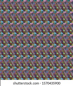 Abstract background texture in geometric ornamental style. Seamless design.