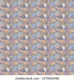 Abstract background texture in geometric ornamental style. Seamless design.